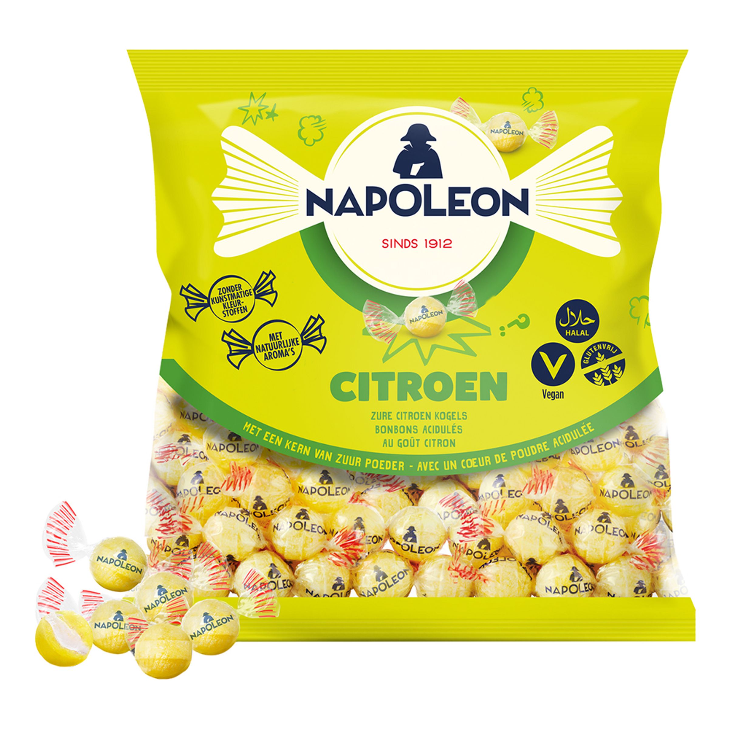 Kanonkugler Citron Økonomipakke - 1 kg
