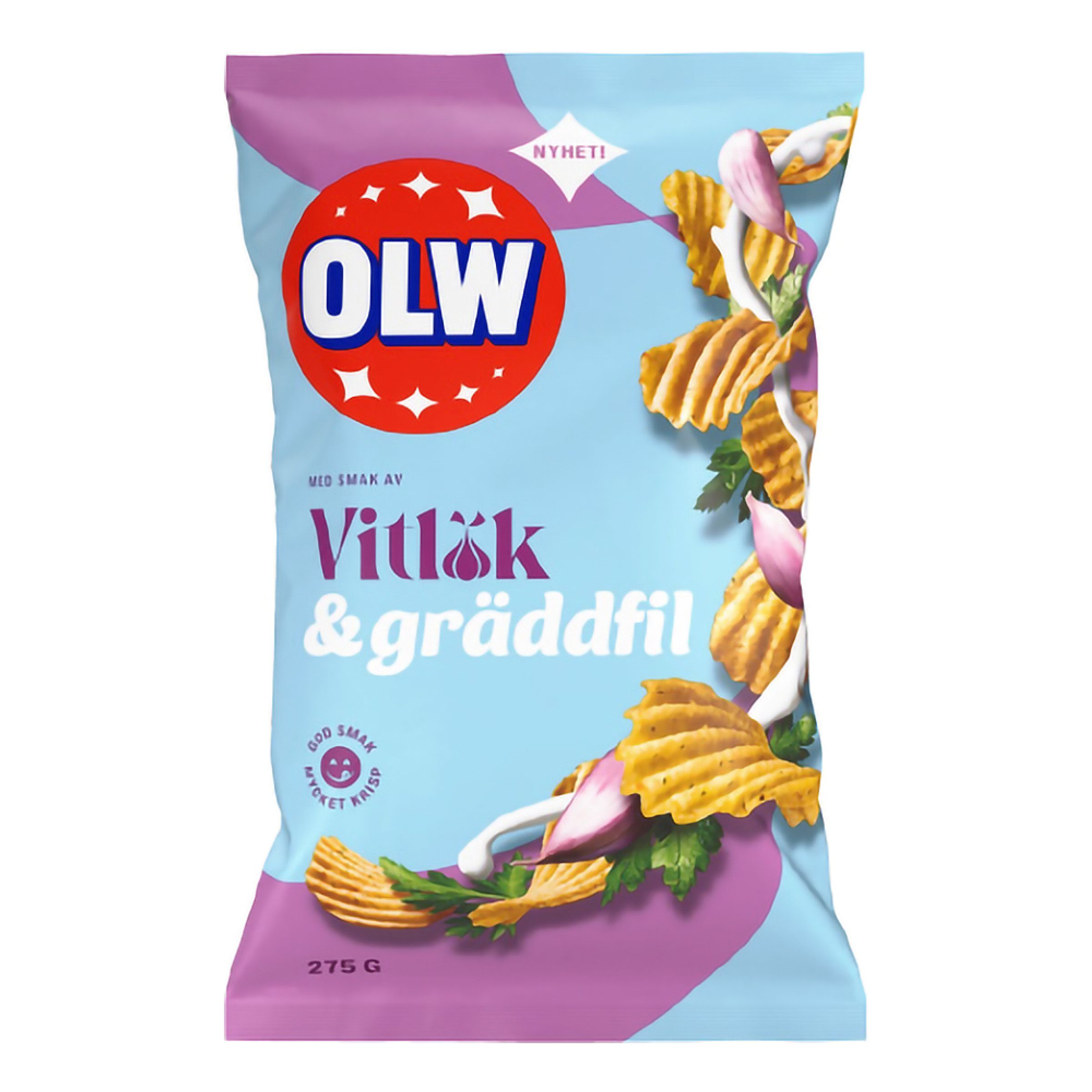 OLW Hvidløg & Cremefraiche - 275 gram