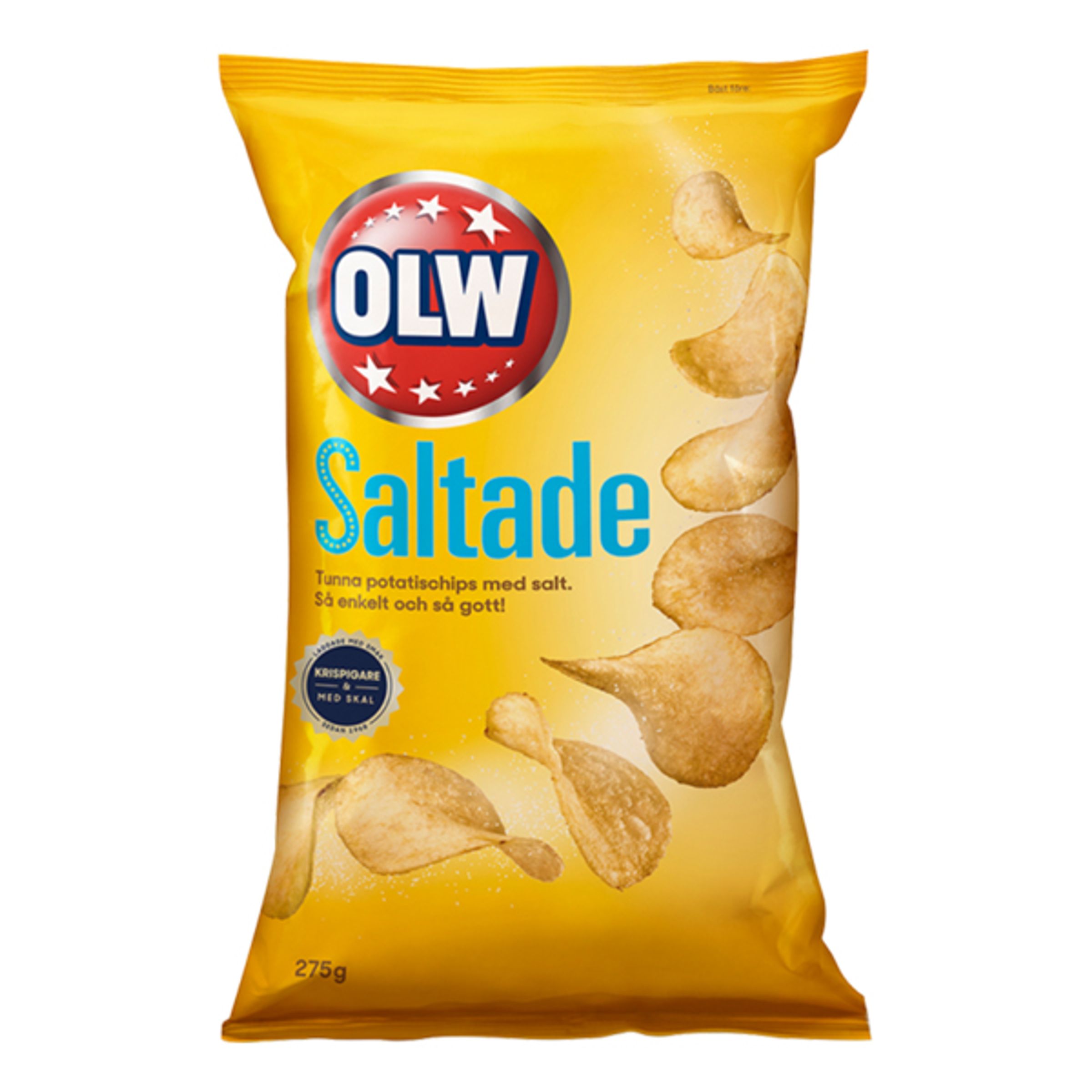 OLW Saltede Chips - 175 gram