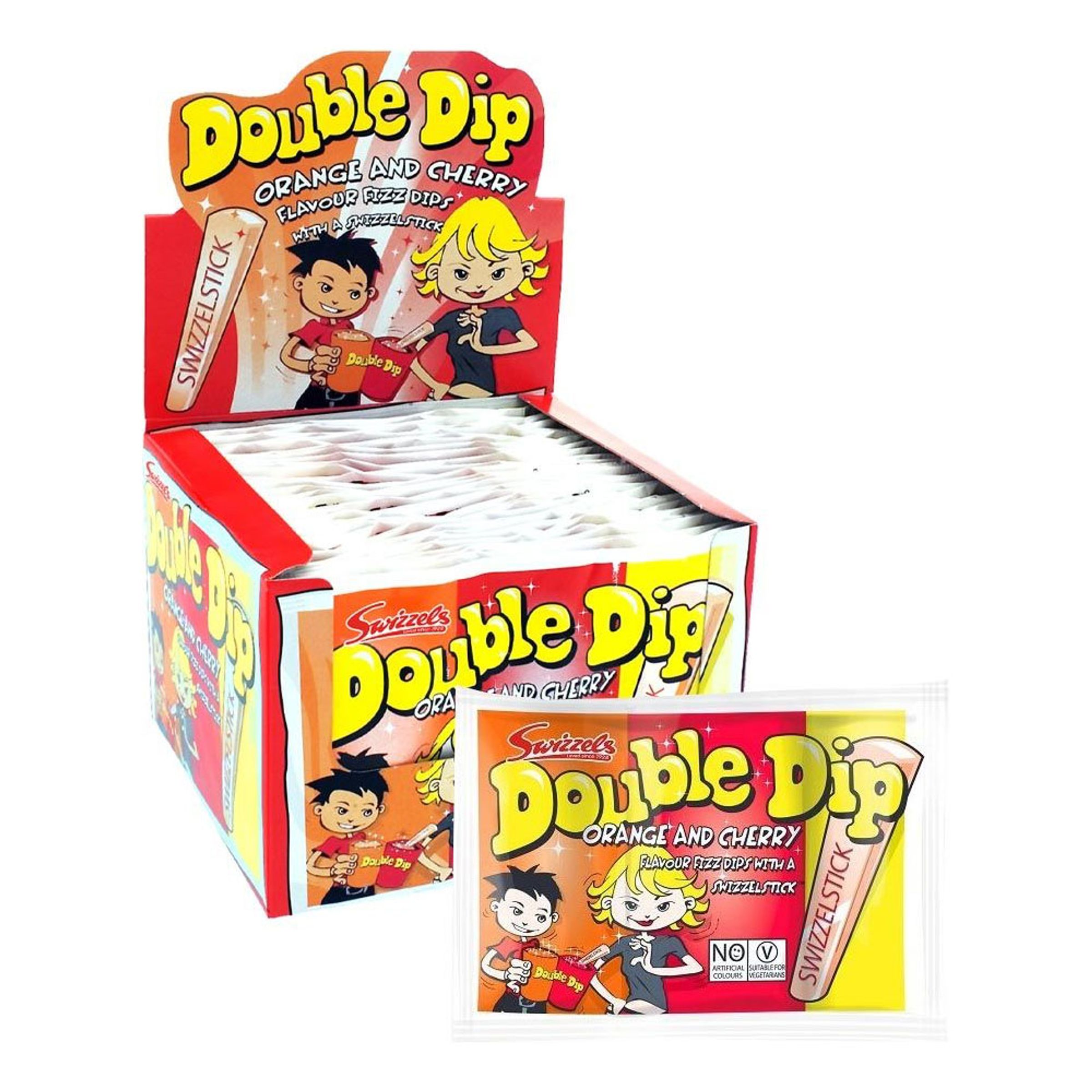 Swizzels Double Dip Storpak - 36-stk