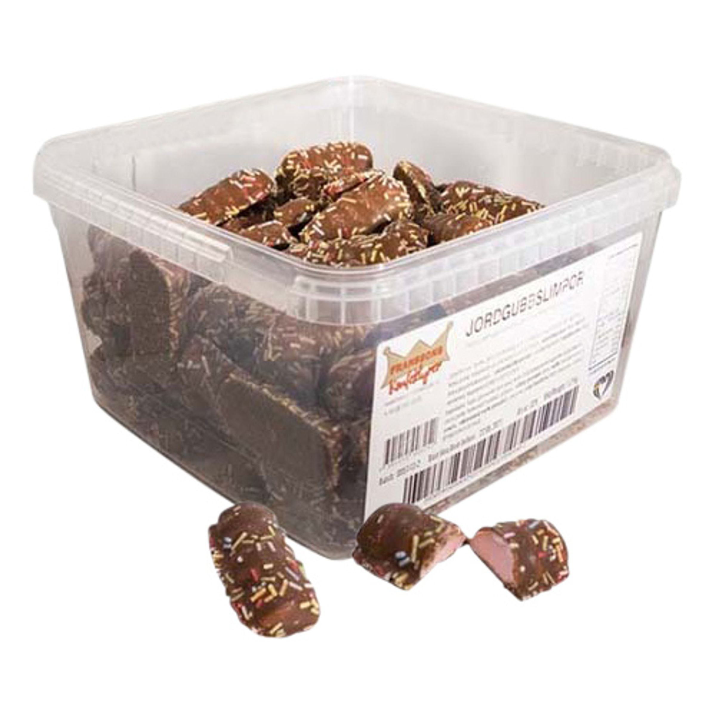 Jordgubbslimpor Løsvægt Bøtte - 1,2 kg