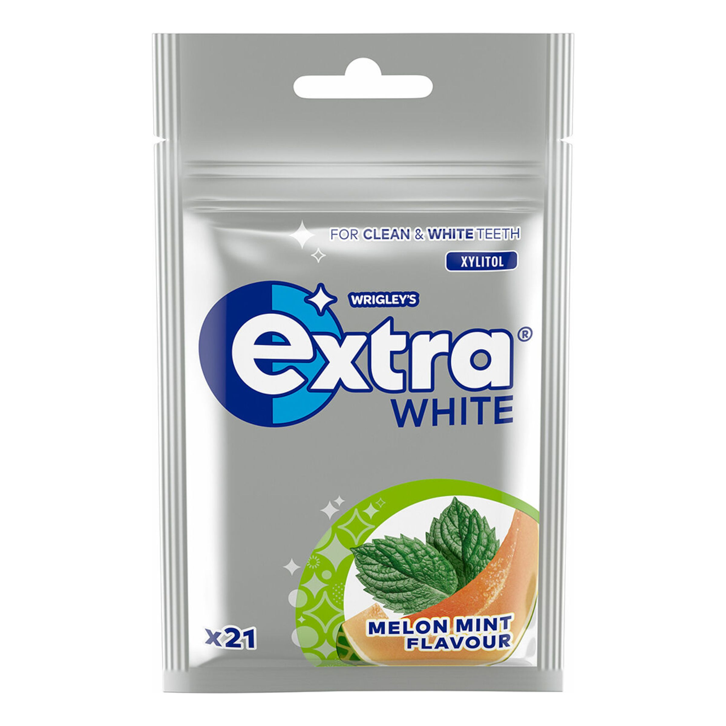 Extra White Melon Mint Tyggegummi - 29 g