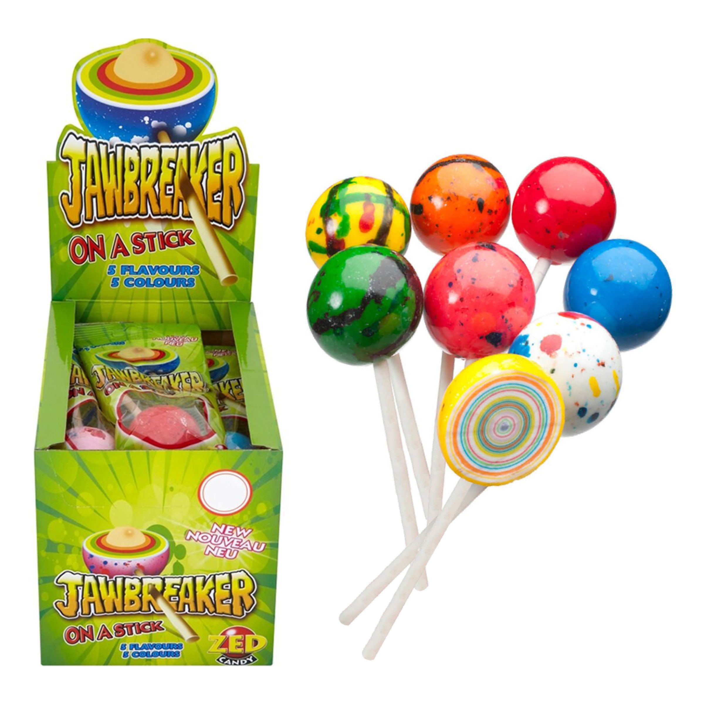Jawbreaker Slikkepind Storpak - 15-stk