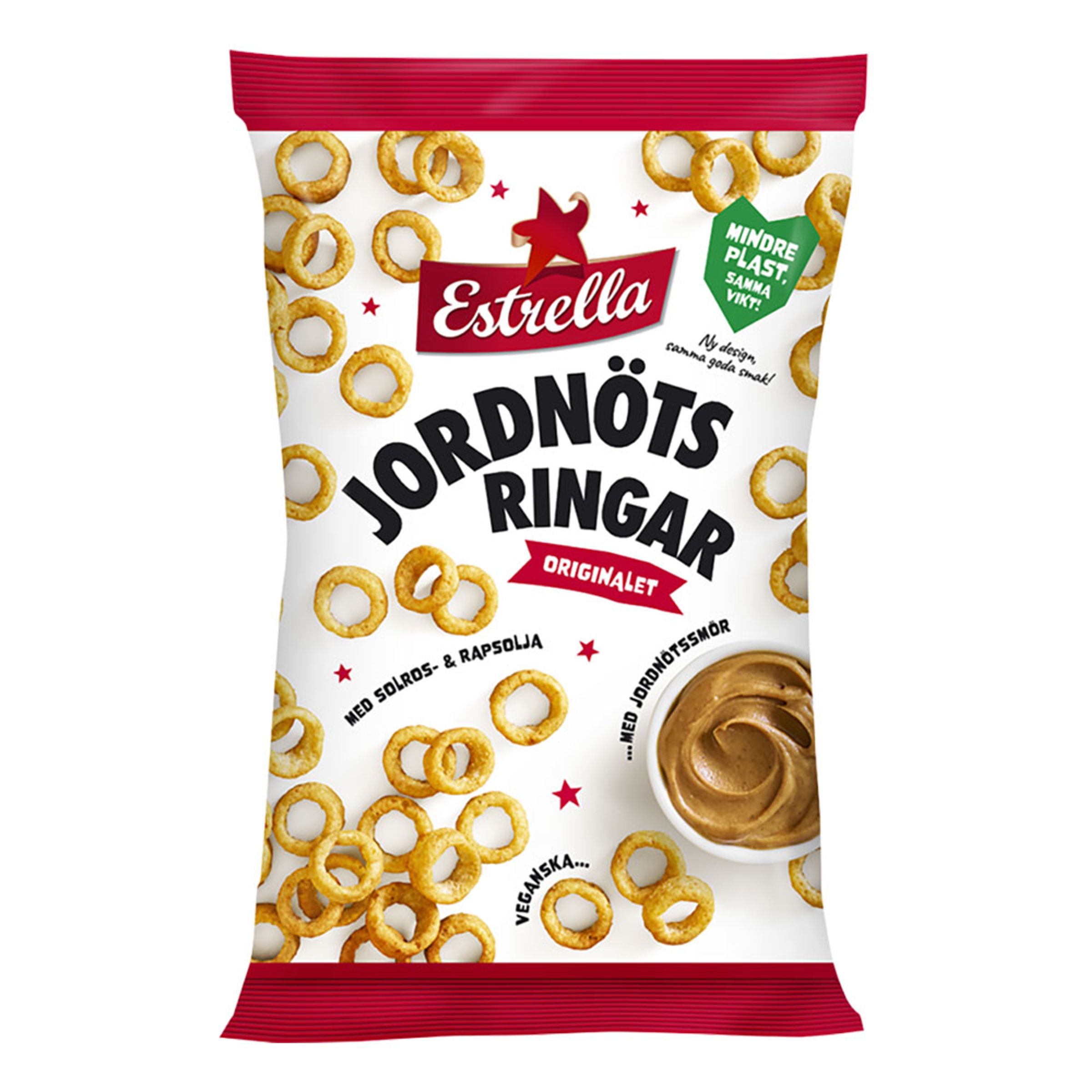 Estrella Jordnødderinge - 175 gram