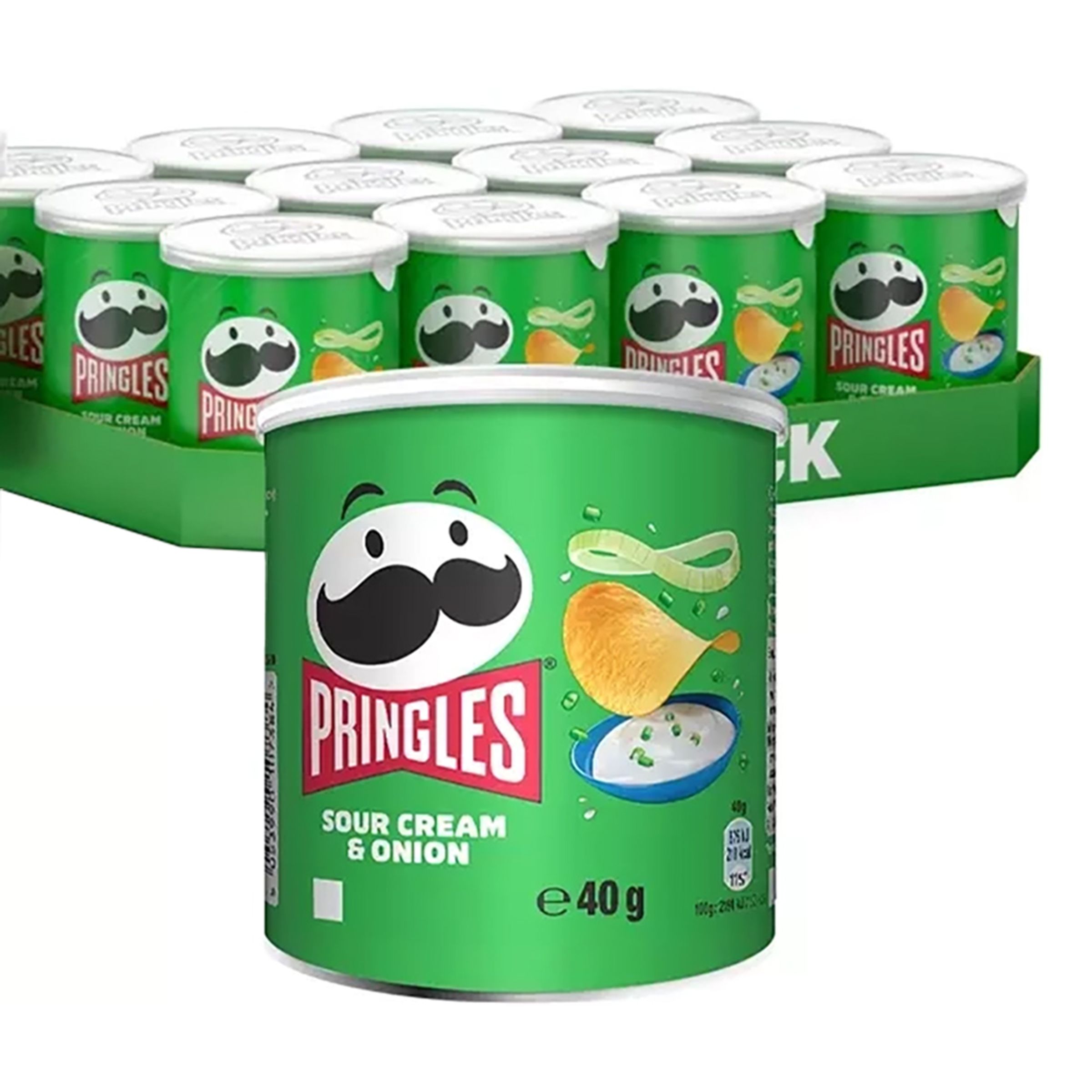 Pringles Sourcream & Onion Mini Storpak - 12-stk