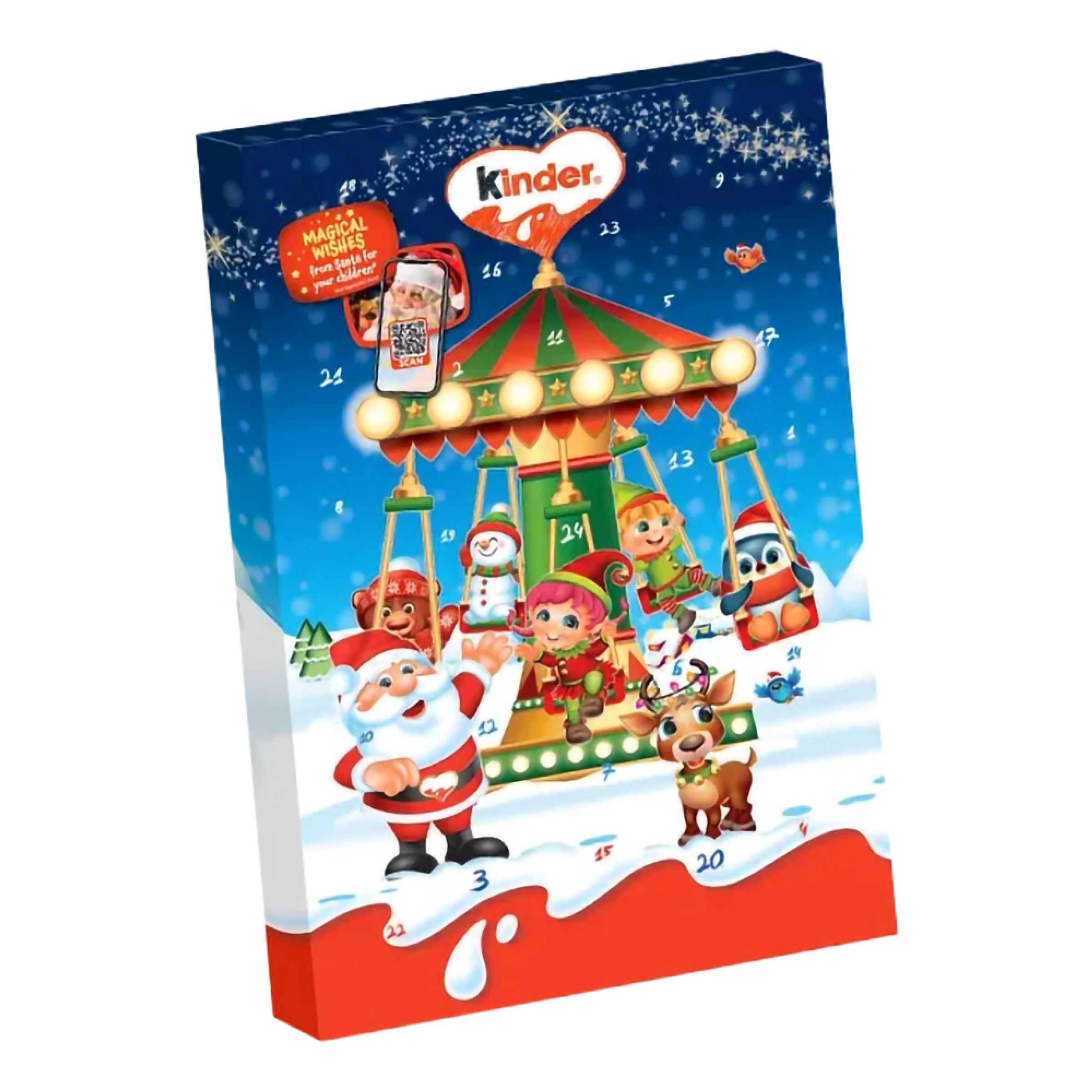 Kinder Julekalender med Chokolade - 151 gram